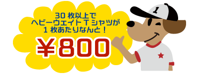 なんと1枚￥800